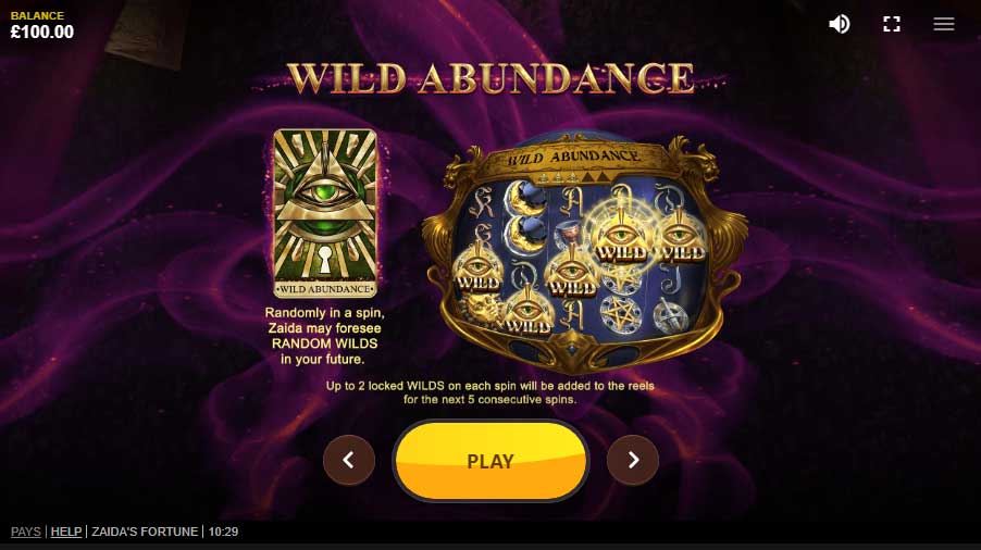 ฟีเจอร์ Wild Abundance เกมสล็อตไซด้าฟอร์จูน